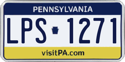 PA license plate LPS1271