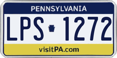 PA license plate LPS1272