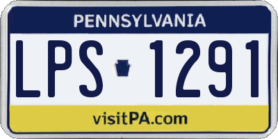 PA license plate LPS1291