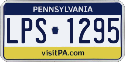 PA license plate LPS1295
