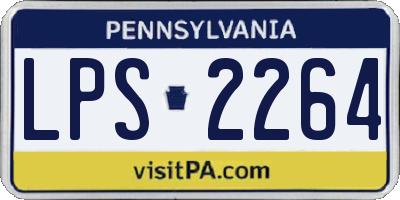 PA license plate LPS2264