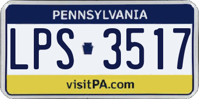 PA license plate LPS3517