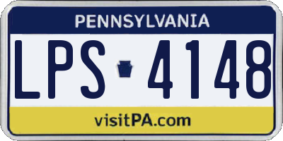 PA license plate LPS4148