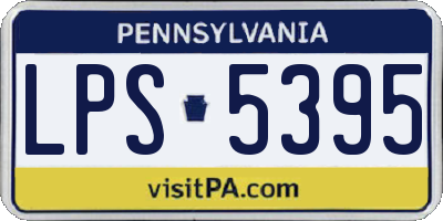 PA license plate LPS5395