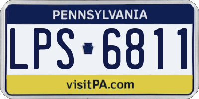 PA license plate LPS6811