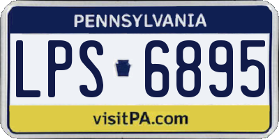 PA license plate LPS6895