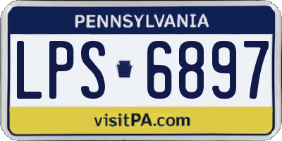 PA license plate LPS6897