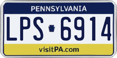 PA license plate LPS6914