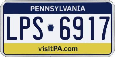 PA license plate LPS6917