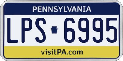 PA license plate LPS6995