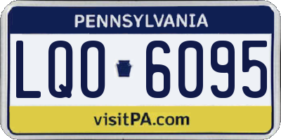 PA license plate LQO6095