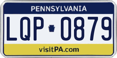 PA license plate LQP0879