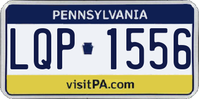 PA license plate LQP1556