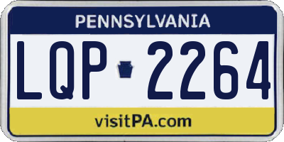 PA license plate LQP2264