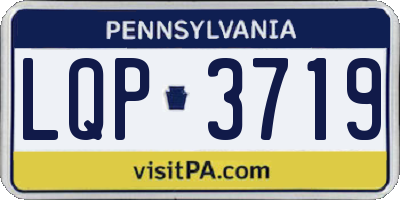 PA license plate LQP3719
