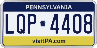 PA license plate LQP4408