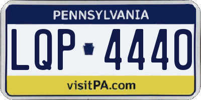 PA license plate LQP4440
