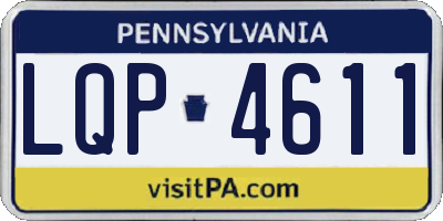 PA license plate LQP4611