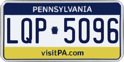 PA license plate LQP5096