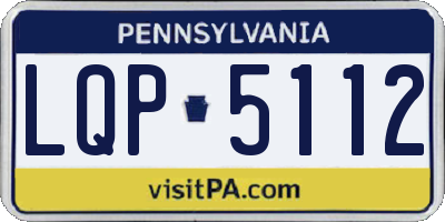 PA license plate LQP5112