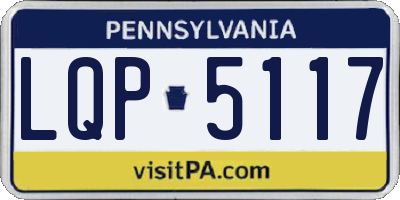 PA license plate LQP5117