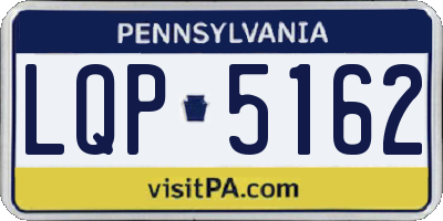 PA license plate LQP5162