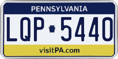 PA license plate LQP5440