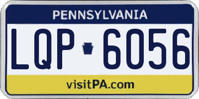 PA license plate LQP6056