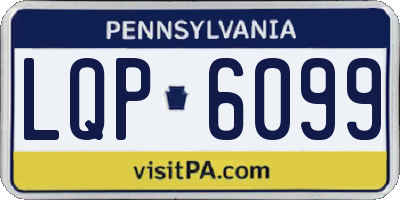 PA license plate LQP6099