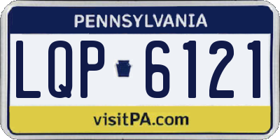 PA license plate LQP6121