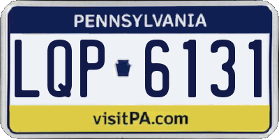 PA license plate LQP6131