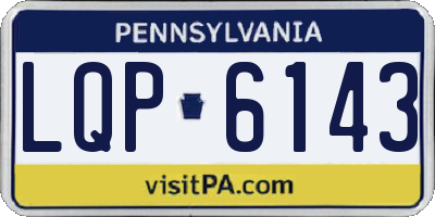 PA license plate LQP6143