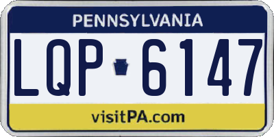 PA license plate LQP6147