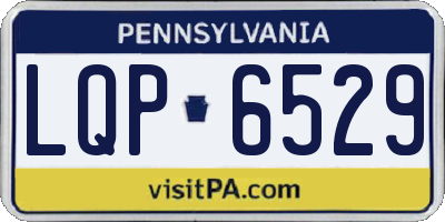 PA license plate LQP6529