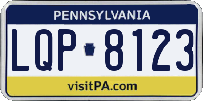 PA license plate LQP8123
