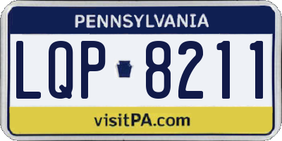 PA license plate LQP8211