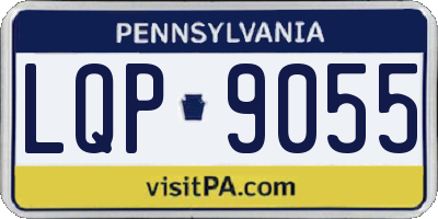 PA license plate LQP9055