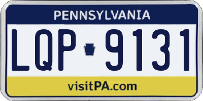 PA license plate LQP9131