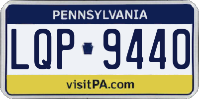 PA license plate LQP9440