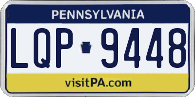 PA license plate LQP9448