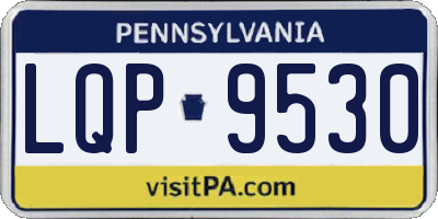 PA license plate LQP9530