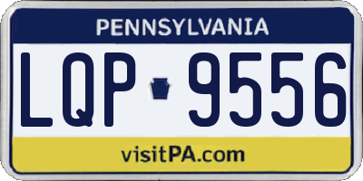 PA license plate LQP9556