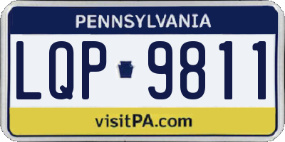 PA license plate LQP9811