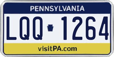 PA license plate LQQ1264