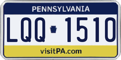 PA license plate LQQ1510