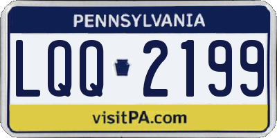 PA license plate LQQ2199