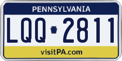 PA license plate LQQ2811