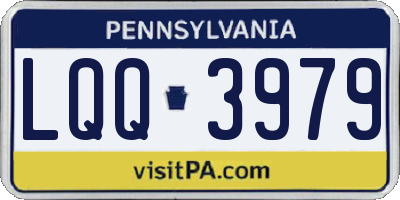 PA license plate LQQ3979