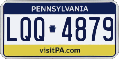 PA license plate LQQ4879