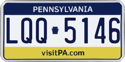 PA license plate LQQ5146